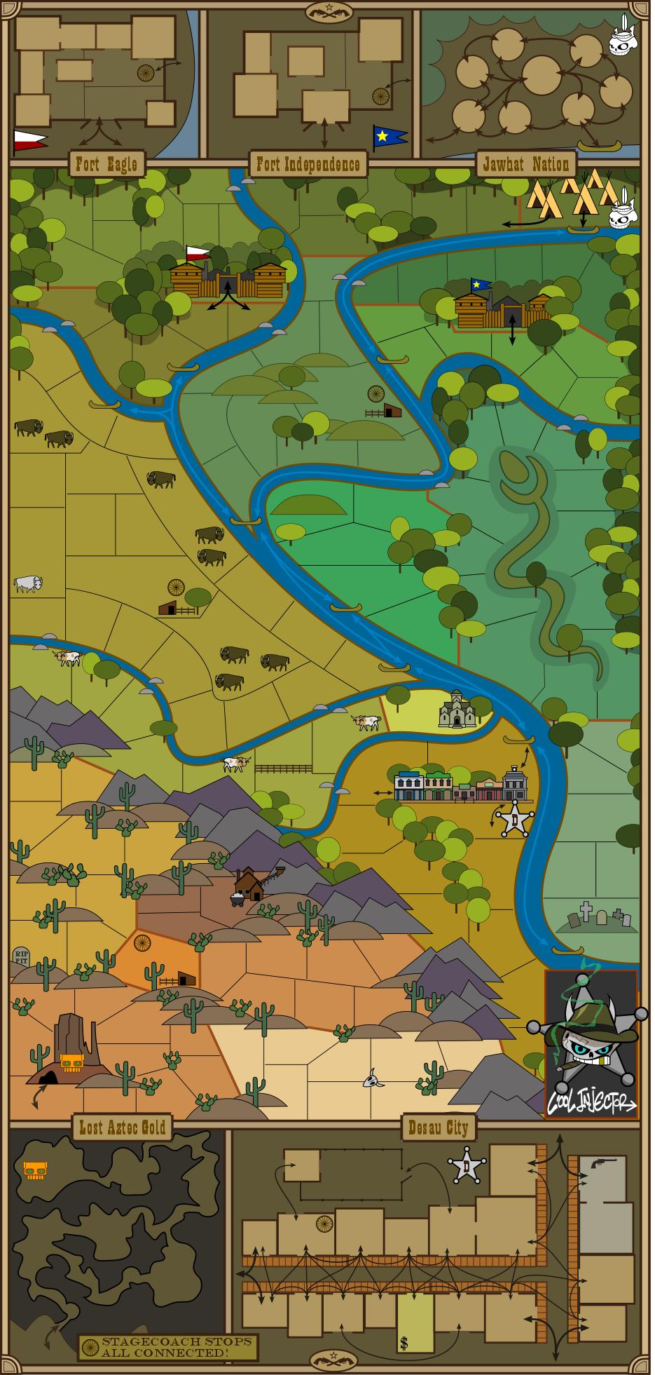 the map